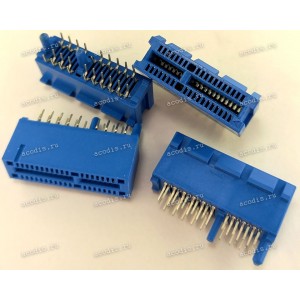 Разъём SLOT PCIE X1 36P G/F DARK BLUE (Asus p/n: 12G03001036V) FOXCONN 2EG01811-A7L-DF