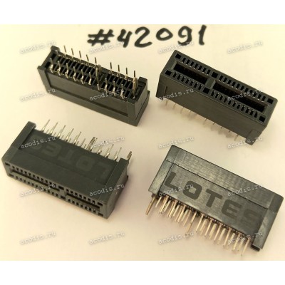 Разъём SLOT PCIE X1 36P, G/F GA (Asus p/n: 12G03002036K) LOTES AAA-PCI-064-K33