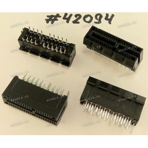 Разъём SLOT PCIE X1 36P G/F OP BLK/U (Asus p/n: 12003-00082000) FOXCONN 2EG01811-R9BB-DF