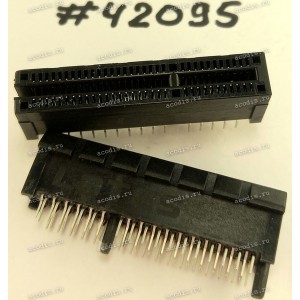 Разъём SLOT PCIE X4 64P G/F (Asus p/n: 12G030000645) LOTES AAA-PCI-022-K03,BLACK<G>