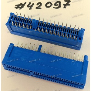 Разъём SLOT PCIE X4 64P G/F DIP D-BLU (Asus p/n: 12G030010643) LOTES AAA-PCI-022-K15