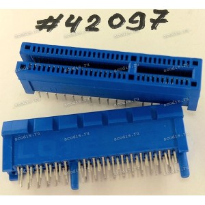 Разъём SLOT PCIE X4 64P G/F DIP D-BLU (Asus p/n: 12G030010643) LOTES AAA-PCI-022-K15