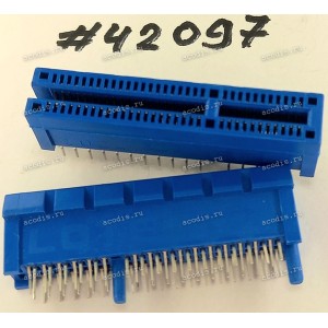 Разъём SLOT PCIE X4 64P G/F DIP D-BLU (Asus p/n: 12G030010643) LOTES AAA-PCI-022-K15 Разъём SLOT PCIE X4 64P G/F DIP D-BLU (Asus p/n: 12G030010643) LOTES AAA-PCI-022-K15