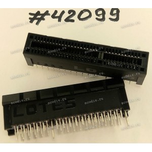 Разъём SLOT PCIE X4 64P G/F BLK/U DIP (Asus p/n: 12003-00011500) LOTES APCI0238-K001F
