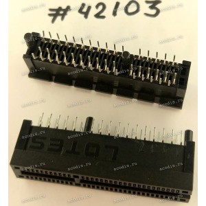 Разъём SLOT PCIE X4 64P G/F BLK DIP (Asus p/n: 12003-00010600) LOTES AAA-PCI-161-K31