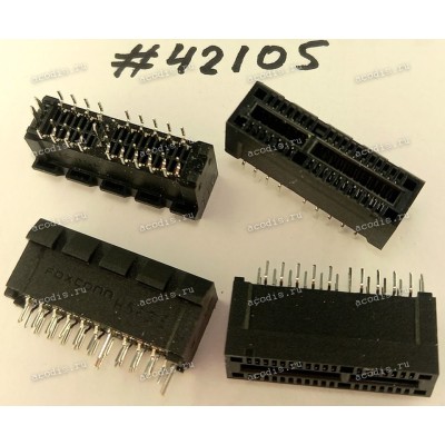 Разъём SLOT PCIE X1 36P G/F BLK/U (Asus p/n: 12003-00082100) FOXCONN 2EG01811-R9B0-DF