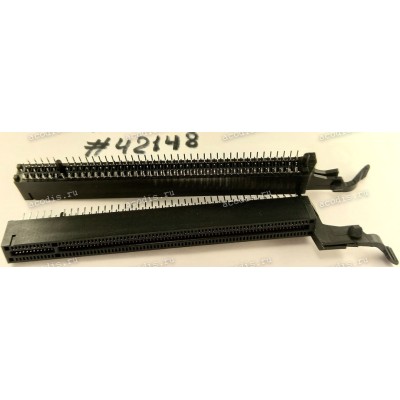 Разъём SLOT PCIE X16 164P G/F BLACK (Asus p/n: 12G03060164T) FOXCONN 2EG38211-A2D-4F