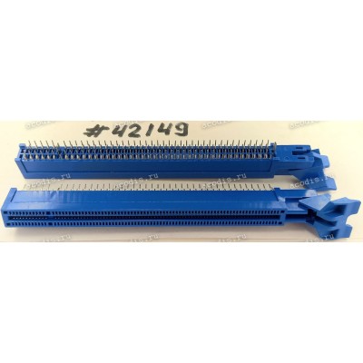 Разъём SLOT PCIE X16 164P G/F D/LATCH (Asus p/n: 12G03002164W) LOTES AAA-PCI-095-K08,BLUE