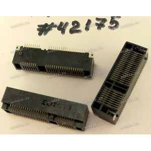 Разъём MINI PCI-E 52P 0.8MM 9.0H SMT (Asus p/n: 12G03013052N) LOTES AAA-PCI-047-P20
