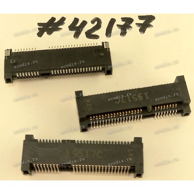 Разъём MINI PCI-E 52P 0.8MM 5.7H SMT (Asus p/n: 12003-00021600) ARGOSY MPCET-S5201-TP57A