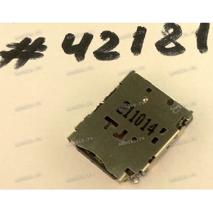 Слот NanoSIM 7P 2.12H STD R/A SMT (Asus p/n: 12023-00041200) TAISOL 5-501901001000-6
