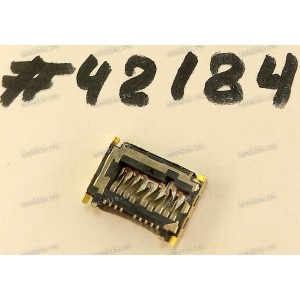 Разъём MICRO SD SOCKET 9P 2.15H STD R/A (Asus p/n: 12023-00018400) TAISOL 5-251901002000-6