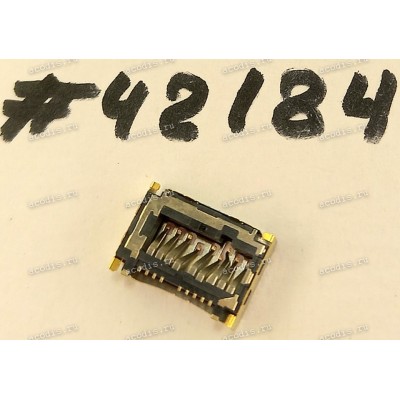 Разъём MICRO SD SOCKET 9P 2.15H STD R/A (Asus p/n: 12023-00018400) TAISOL 5-251901002000-6