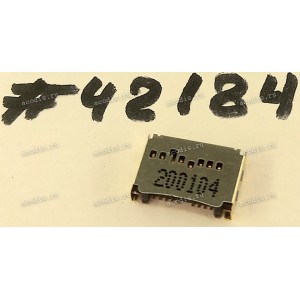 Разъём MICRO SD SOCKET 9P 2.15H STD R/A (Asus p/n: 12023-00018400) TAISOL 5-251901002000-6