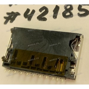 Разъём SD SOCKET 9P 3.6H REV R/A SMT (Asus p/n: 12023-00013900) TAISOL 156-5101902601