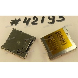 Разъём MICRO SD SOCKET 18P 1.5H REV (Asus p/n: 12023-00050400) TAISOL 158-2000902612