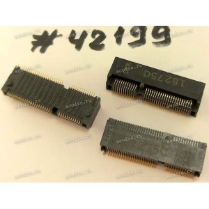 Разъём HOUSING 75P 0.5 4.8H 2R FR SMT (Asus p/n: 12008-00120600) QCI DFHS75FR300