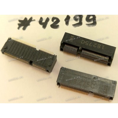 Разъём HOUSING 75P 0.5 4.8H 2R FR SMT (Asus p/n: 12008-00120600) QCI DFHS75FR300
