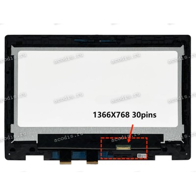 11.6 inch N116BCA-EA1 (+ тач ASUS Pro BR1100FKA) черный с рамкой 1366x768 LED 30 пин  NEW