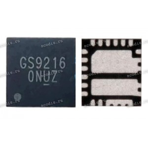 Микросхема NIKOS, NIKO-SEM, Unikc GS9216TQ-R TQFN23(4*4) DOWN CONVERTER (GS9216, Asus p/n: 06018-02970000) NEW original