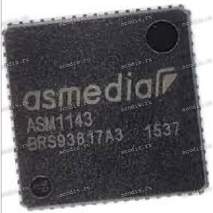 Микросхема ASMedia ASM1143 QFN64 USB CONTROLLER (Asus p/n: 06050-00270000) NEW original