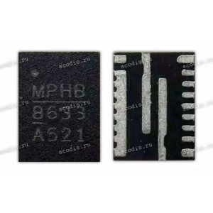 Микросхема MPS MPQ8633AGLE QFN-21 (MPyw 8633 A803, Asus p/n: 06018-02130100) NEW original 16V, 12A, Synchronous Step-Down Converter with Adjustable Current Limit, Programmable Frequency, and Voltage Tracking