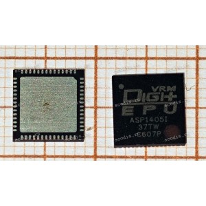 Микросхема DIGI+ ASP1405I-62T QFN-56 с вишнёвой точкой в правом нижнем углу PWM CONTROLLER (Asus p/n: 06095-01630600) NEW original