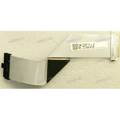 LCD LVDS FFC шлейф мониторный 30 pin обратный, шаг 1.0 mm, длина 200 mm c замками с двух сторон, Asus LMT VS228 VS228NR VS228NL-P VS228NE (p/n 14004-00731100) LCD Monitor LVDS CABLE / AOC/395G179E30NG25