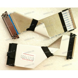 LCD LVDS FFC шлейф мониторный 30 pin обратный, шаг 1.0 mm, длина 120 mm Asus LMT VP228 VP228NE-V FFC CABLE 30P (p/n 14011-01222000) TPV/395G179W30BS84 с замками с двух сторон