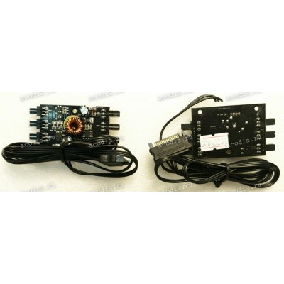 Controller Board Asus GX601 (p/n 13DC0020P01011, RYPCB00669A V1.0) FAN HUB LITEON, 6-портовая плата контроллера скорости вентилятора ПК V1.3 & Cable