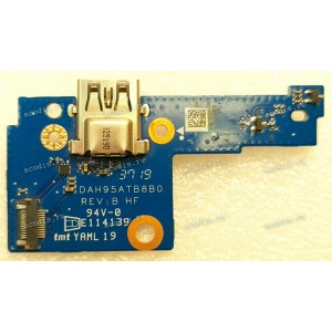 USB & Power Button Board Huawei Matebook D (MRC-W00), D15 (p/n DAH95ATB8B0 REV:B)