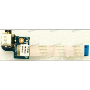 Audio Jack Board HP ProBook 650 G2 655 G2 & Cable (p/n 6050A2735701 840692-001)