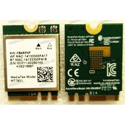 WiFi module Asus AW-XB468NF MT7921L (p/n 0C011-00250100) (WIFI6 AX+BT5.2(2*2)M.2 2230) 