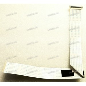 LCD LVDS FFC шлейф мониторный 30 pin обратный, шаг 1.0 mm, длина 405 mm, с замком с одной стороны Acer Z4820G Z408505 Z4640 Z4820 (p/n 350.04K0x.0002)