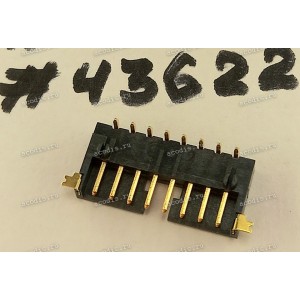 Разъём DIP HEADER CON 8P 1R MR(P2.0,H3.0) (Asus p/n: 12006-00251600) QCI DFHD08MR330