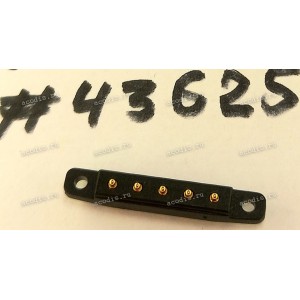 Разъём POGO PIN 5P 5.25H DIP (Asus p/n: 12030-00050300) CCP P2352MF01-05A280HT