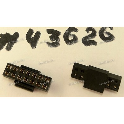 Разъём PCB SCK 2X7P 2.0 2.2H S/T DIP (Asus p/n: 12005-00121200) DST-CONN DH119-FVB014RL20N-1
