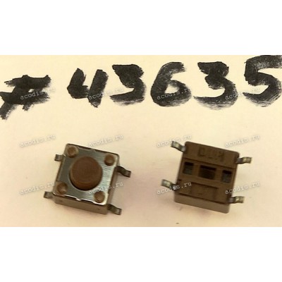 Переключатель T.P SWITCH 4P SMT (Asus p/n: 12G09103004P) DIPTRONICS DTSM-62N-S-V-T/R
