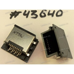 Разъём LAN JACK 8P 1.85H STD SUNK R/A (Asus p/n: 12014-00361800) FOXCONN JMP1H01-R1800-9H