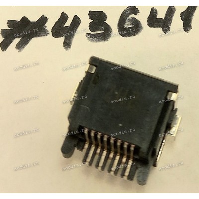 Разъём LAN JACK 8P 6.4H REV SUNK R/A (Asus p/n: 12014-00364800) ALLTOP C102C2-10839-L