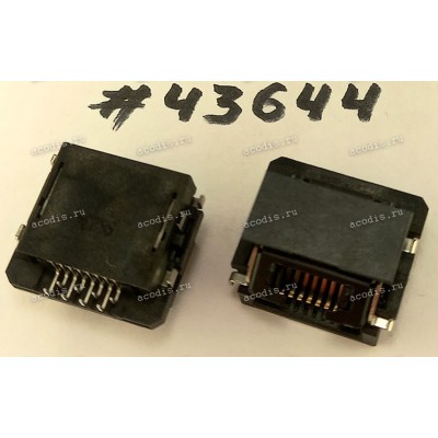 Разъём LAN JACK 8P 4H STD SUNK R/A (Asus p/n: 12014-00694300) SANTA 130470-26