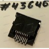 Разъём LAN JACK 8P 6H STD SUNK R/A (Asus p/n: 12014-00695800) ALLTOP C10201-10839-L