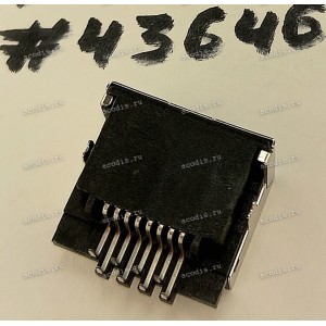 Разъём LAN JACK 8P 6H STD SUNK R/A (Asus p/n: 12014-00695800) ALLTOP C10201-10839-L