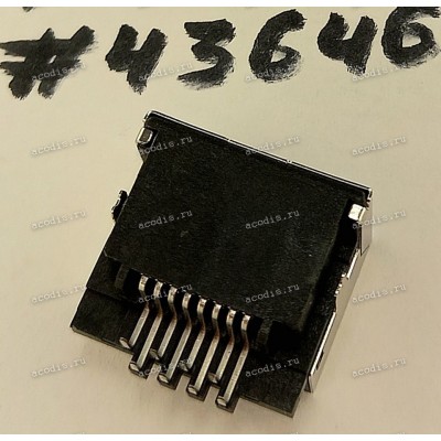 Разъём LAN JACK 8P 6H STD SUNK R/A (Asus p/n: 12014-00695800) ALLTOP C10201-10839-L