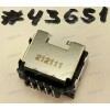 Разъём DIP RJ45 CON 8P 2R FR(H6.66) (Asus p/n: 12014-00401000) QCI DFTJ08FR497