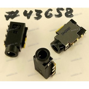 Разъём Audio JACK 6P FR(H4.9) DIP (Asus p/n: 12014-00400200) QCI DFTJ06FR623