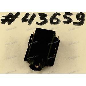 Разъём Audio JACK 6P FR(H5.65) DIP (Asus p/n: 12014-00400900) QCI DFTJ06FRB53