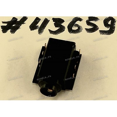 Разъём Audio JACK 6P FR(H5.65) DIP (Asus p/n: 12014-00400900) QCI DFTJ06FRB53