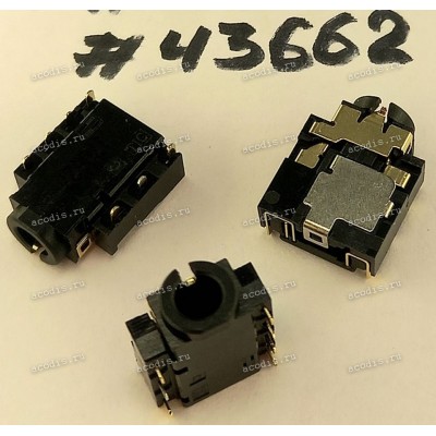 Разъём Audio JACK 6P 1.5CH SUNK R/A (Asus p/n: 12014-00713700) TECHNIK TSH-6026DSR2-105-G-1