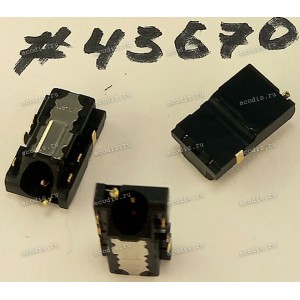 Разъём Audio JACK 6P,4.35H (Asus p/n: 12014-00930700) ZHENHUA 40150100041 Разъём Audio JACK 6P,4.35H (Asus p/n: 12014-00930700) ZHENHUA 40150100041